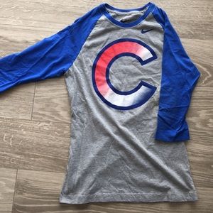Chicago Cubs 3/4 sleeve Nike shirt